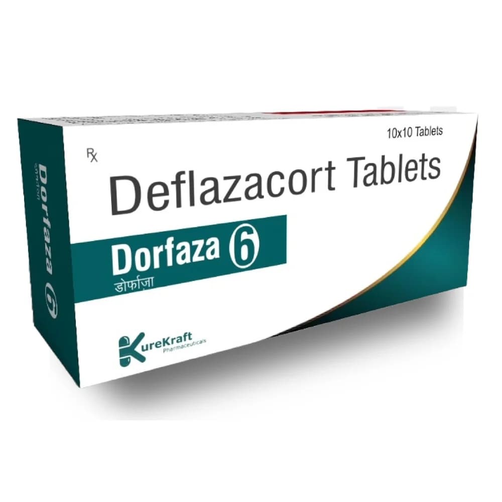 Deflazacort 6mg (Dorfaza-6)