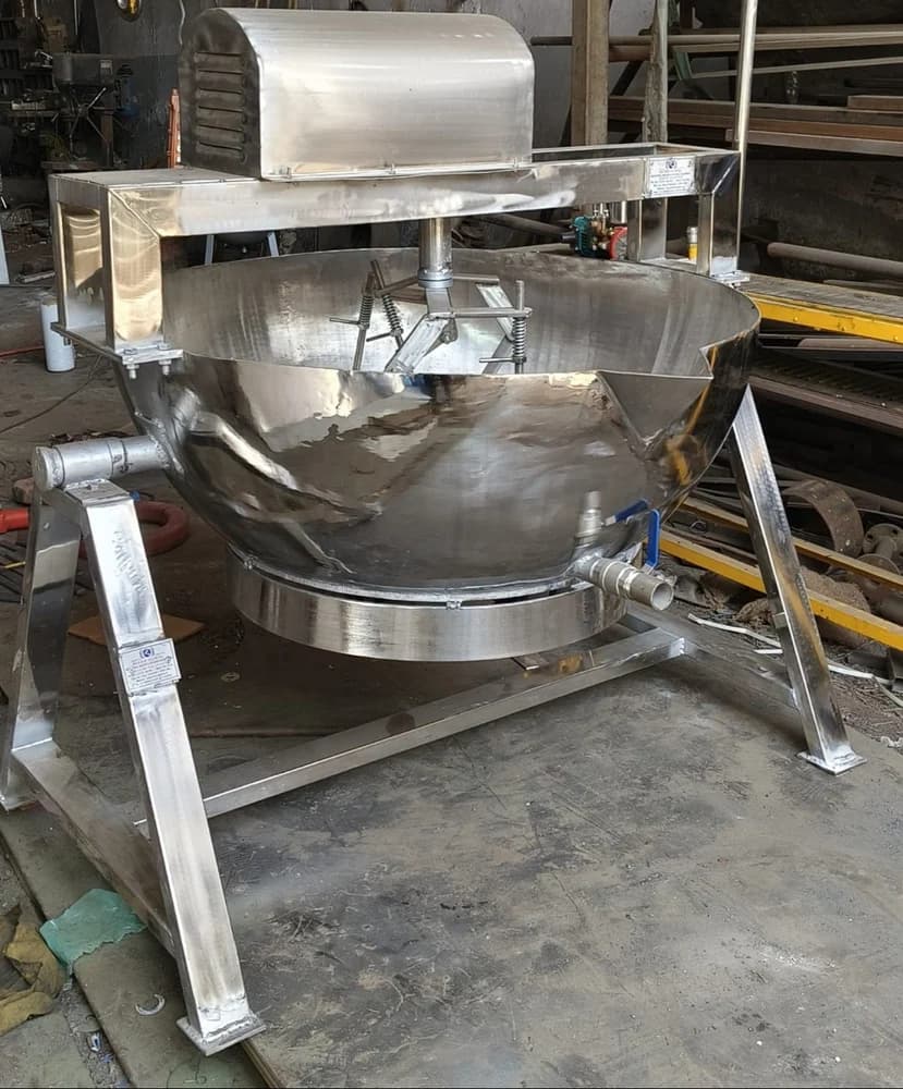 Gas Fired Ghee Boiler, 100 L, SS304, Manual